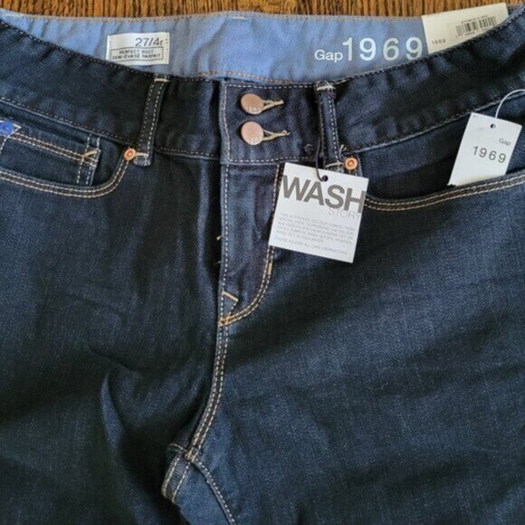 New GAP Perfect Boot Cut Jeans 1969 Women's Size 27 4r New With Tags NWT - Picture 5 of 9